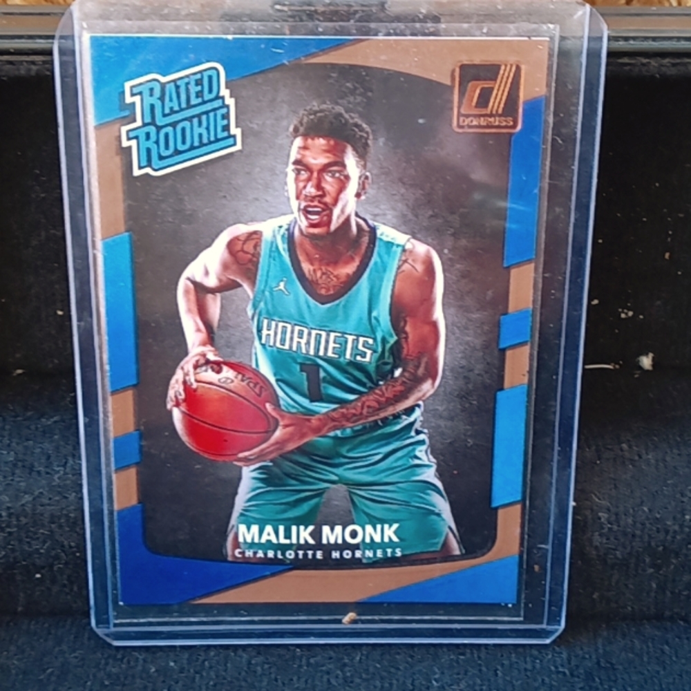 Donruss Malik Monk Charlotte Hornets Rated Rookie card.